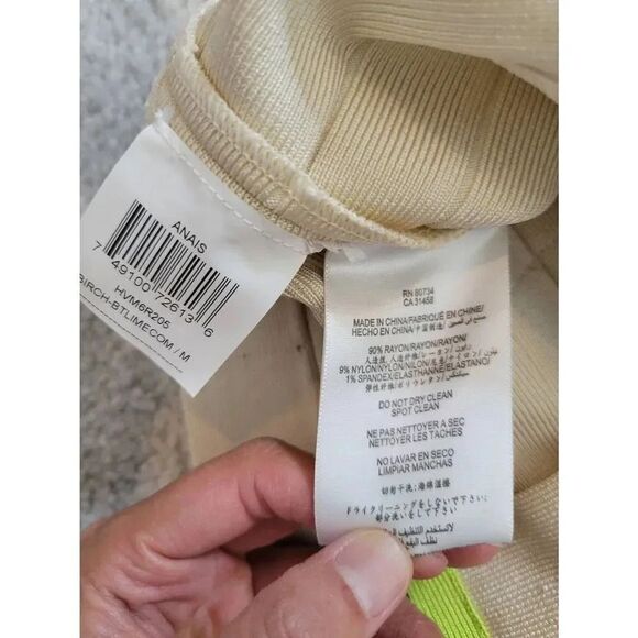 Herve Leger "Anais"  Strapless Bandage Bodycon Dress M NWT $1590 - Picture 8 of 8